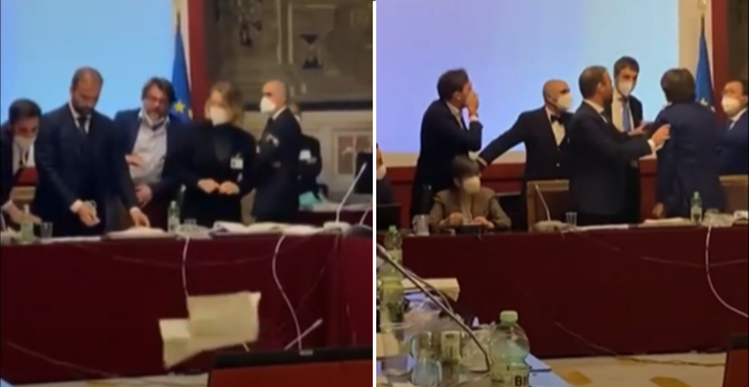 La bagarre in commissione Finanze alla Camera con il microfono di Marattin lanciato a terra | VIDEO article-post