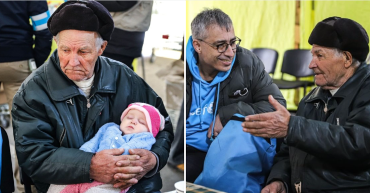 Valentyn Mykolayovych nonno culla nipote ucraina