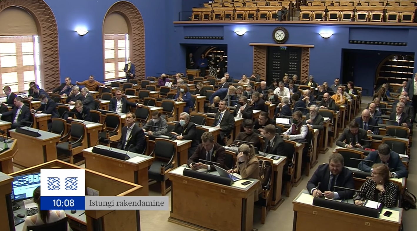 parlamento estonia genocidio russia ucraina