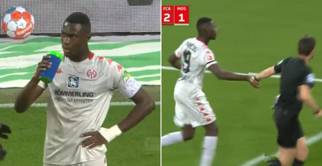 Moussa Niakhaté bundesliga ramadan partita interrotta