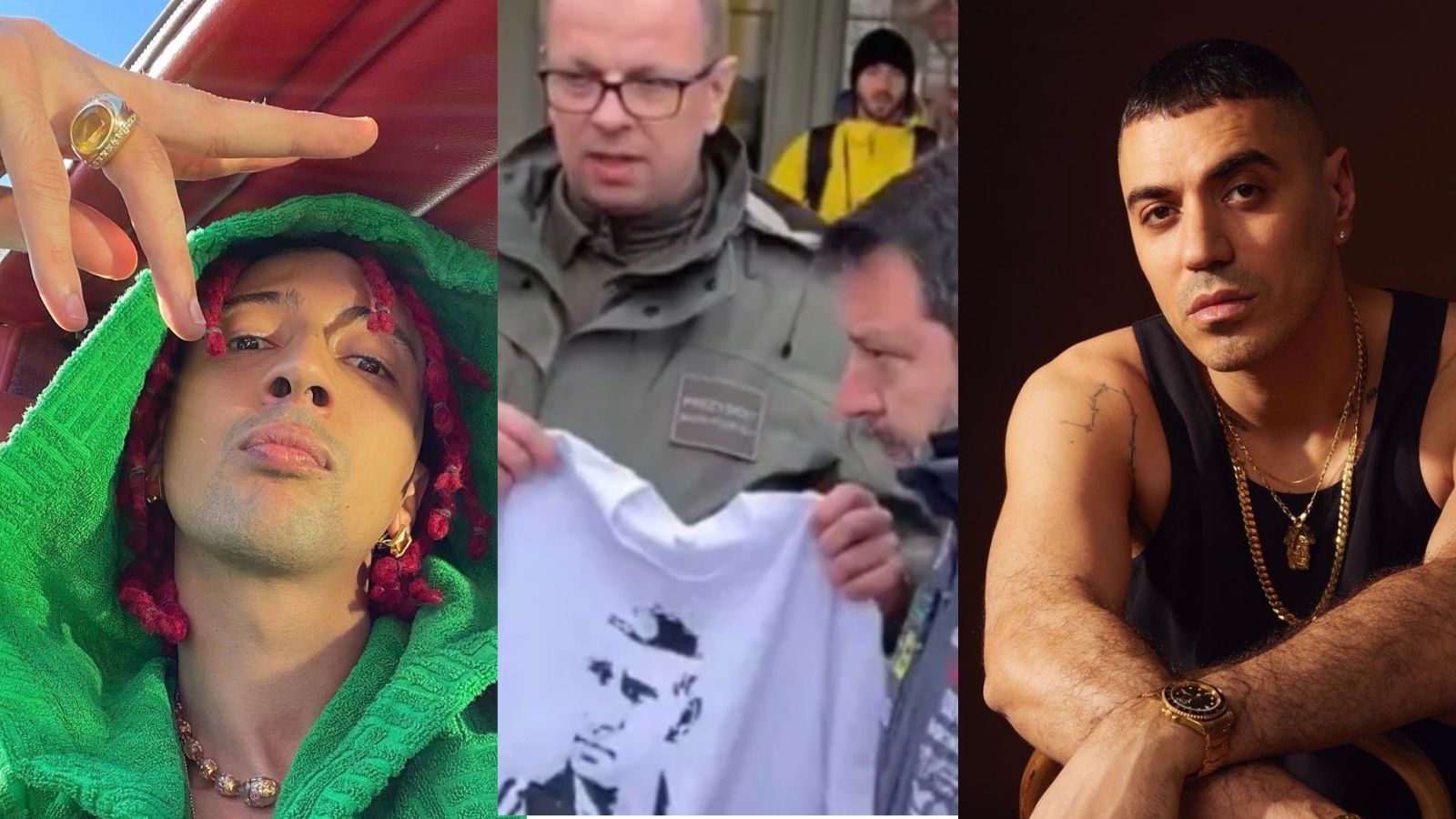 Ghali contro Salvini