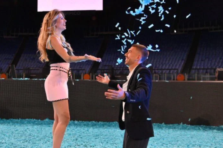 gender reveal chiara nasti zaccagni olimpico video trash 1