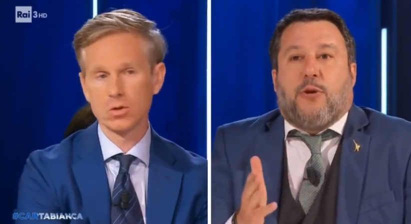 matteo salvini bianca berlinguer