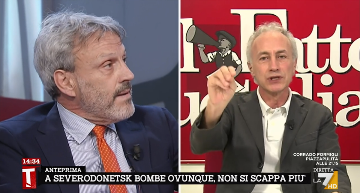 “Lei non conosce la Costituzione”: lo scontro tra Parsi e Travaglio sulle armi all’Ucraina | VIDEO article-post