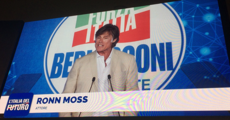 ronn moss ridge beautiful forza italia convention napoli silvio berlusconi