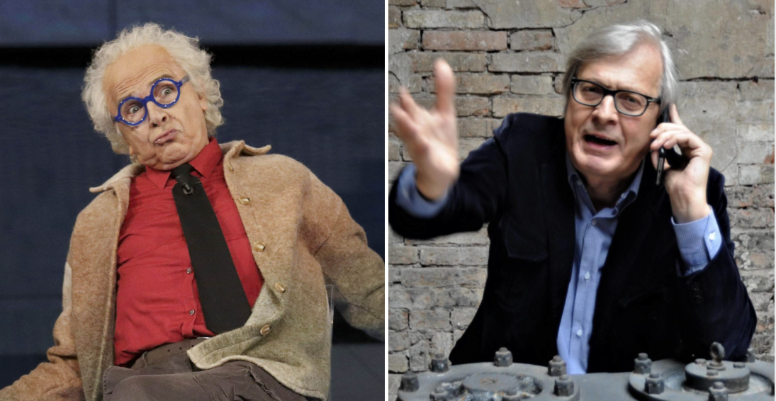 vittorio sgarbi giampiero mughini maurizio costanzo show