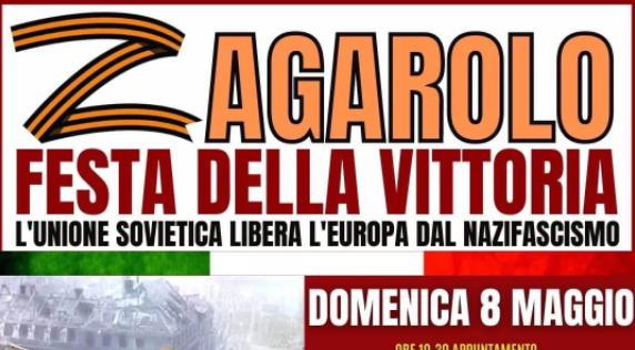 A Zagarolo il Partito Comunista festeggia la vittoria sovietica con la Z di Putin article-post