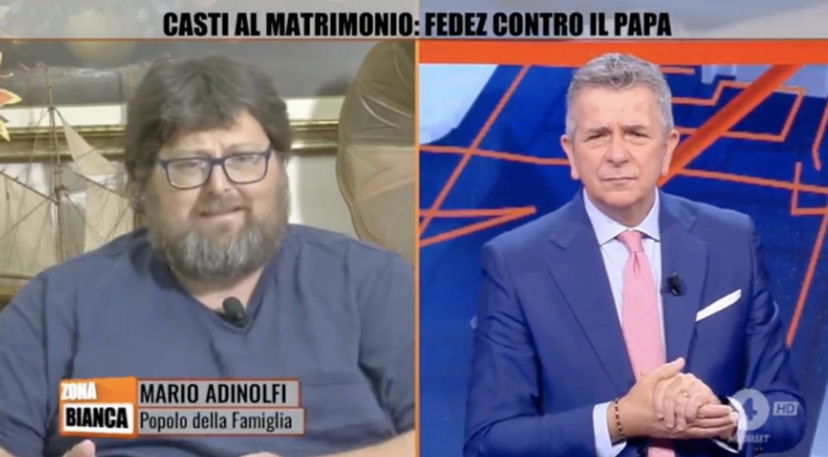 “La fede o Fedez?”, il dubbio esistenziale di Mario Adinolfi | VIDEO preview
