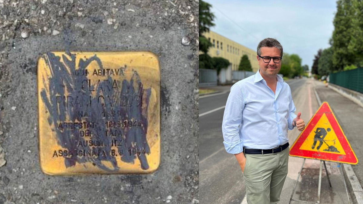 Il sindaco leghista di Gallarate definisce “ragazzata” la pietra d’inciampo imbrattata article-post