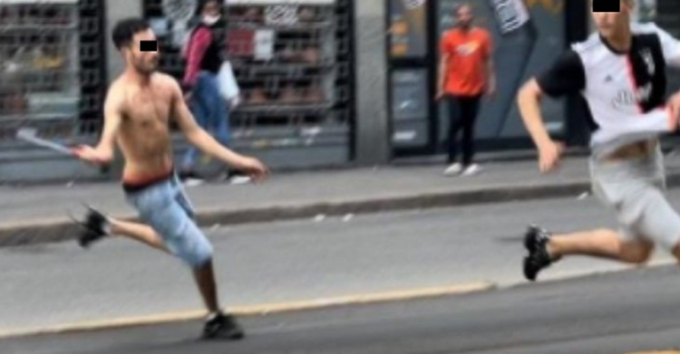 machete torino aggressione aurora