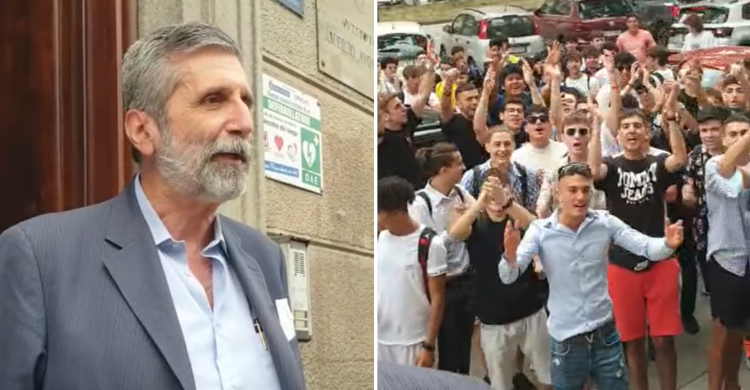 tommaso de luca preside discorso studenti Avogadro torino video