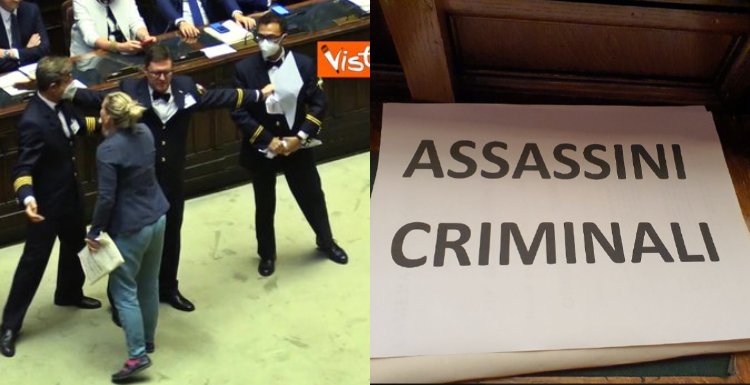 sara cunial assassini criminali video di maio draghi 1