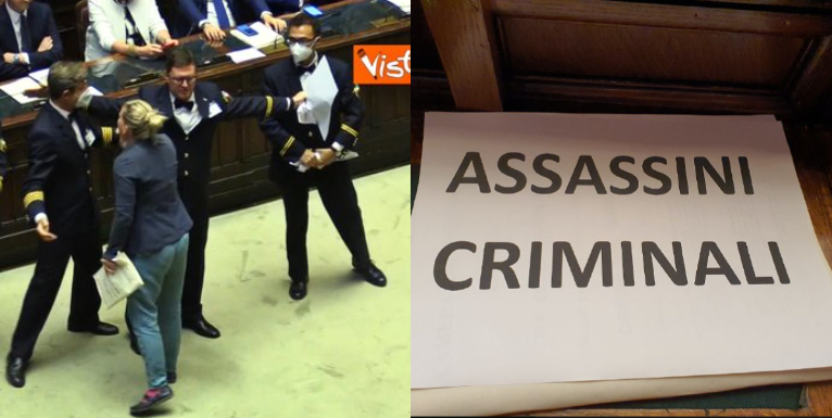 Sara Cunial: “Ho urlato in faccia a Draghi e Di Maio «Assassini e criminali»” | VIDEO article-post