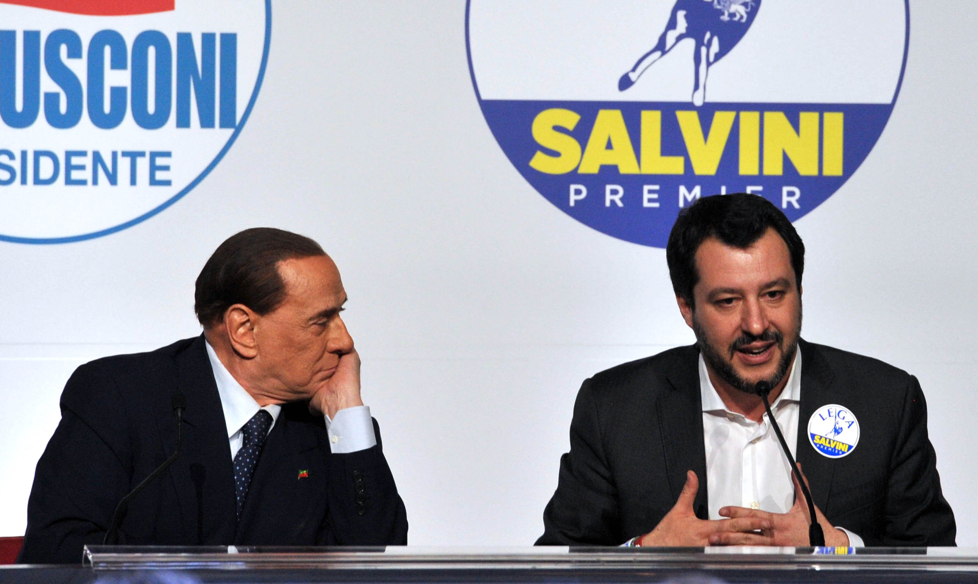 Berlusconi flat tax Lega e Forza italia