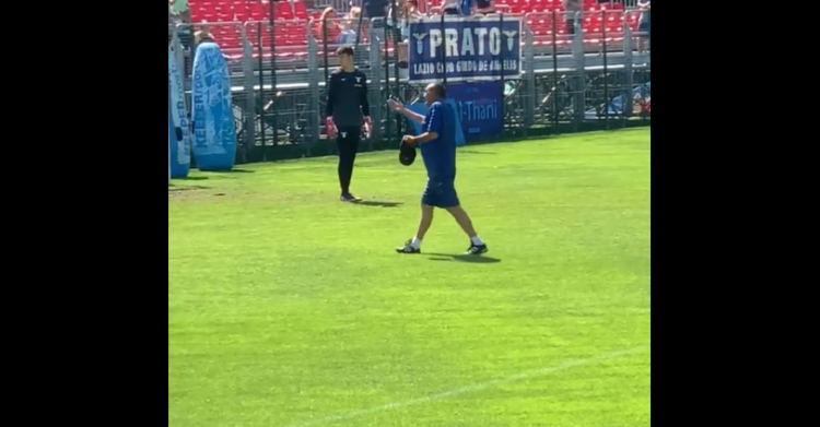 sarri acerbi allenamento lazio auronzo di cadore