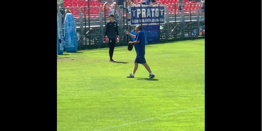 sarri acerbi allenamento lazio auronzo di cadore
