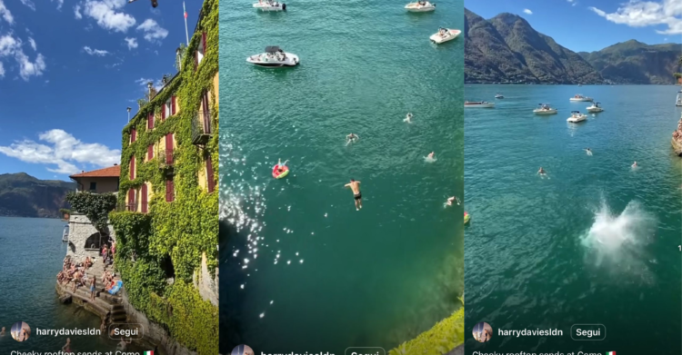 tuffo di Harry Davies