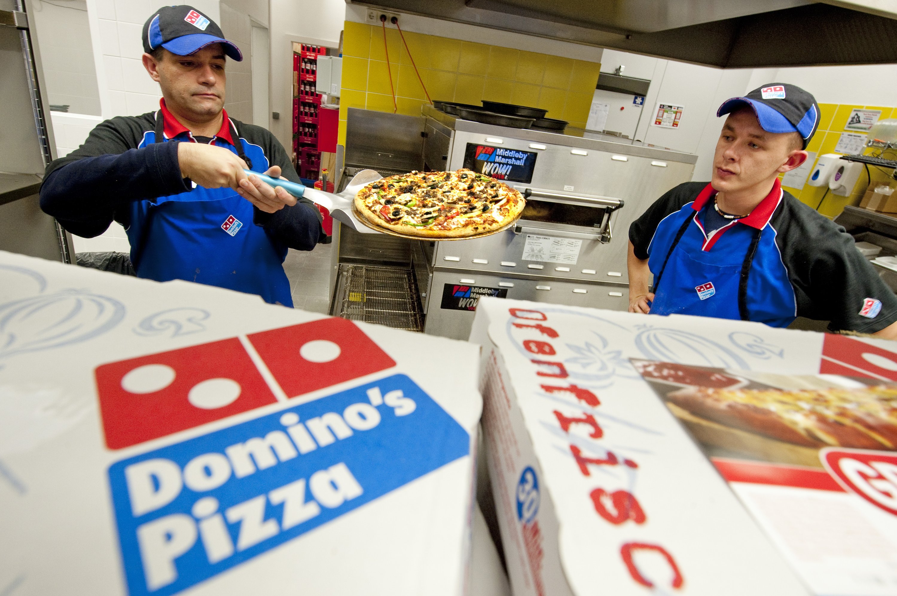 Domino's pizza opens first Germa