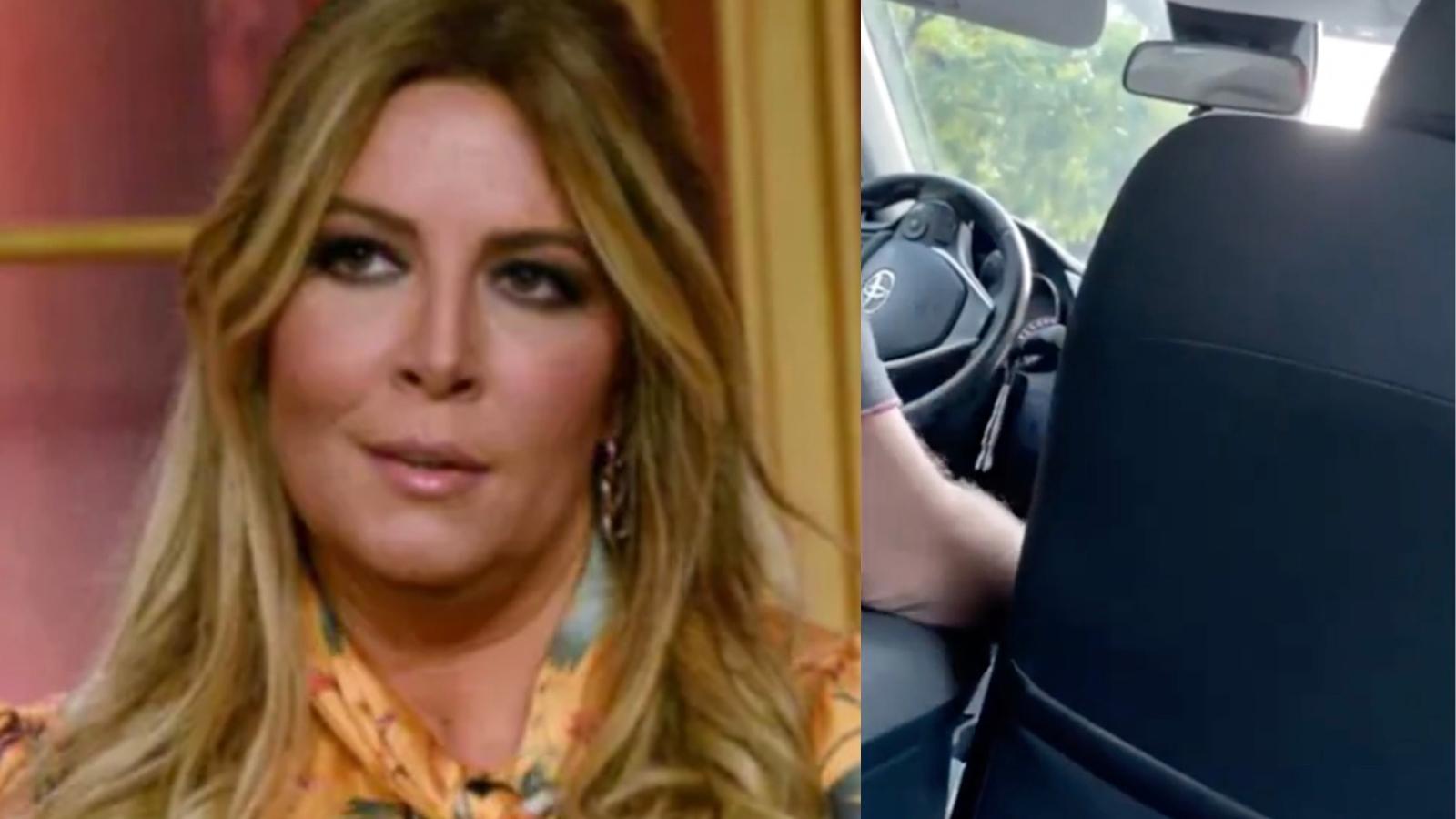 Selvaggia Lucarelli tassista