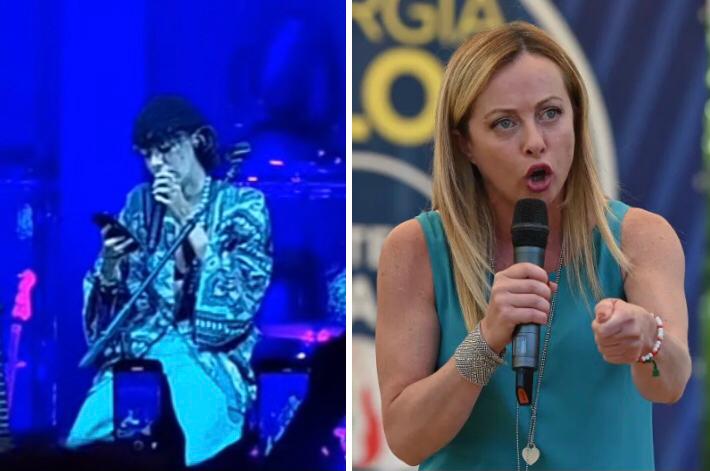Ariete e la stoccata contro Giorgia Meloni dal palco: “Non votatela” | VIDEO article-post