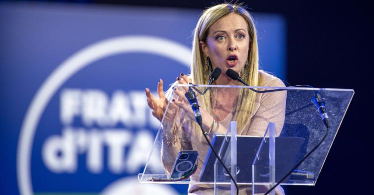 giorgia meloni circolare