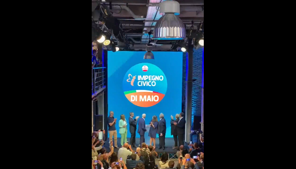 C’è un’ape nel simbolo di Impegno Civico. Ed è subito “Ape Maio” | VIDEO preview