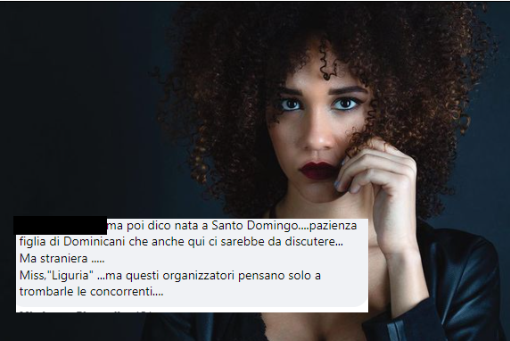 Mariela Nunez: gli ignobili attacchi nei commenti razzisti contro Miss Liguria article-post