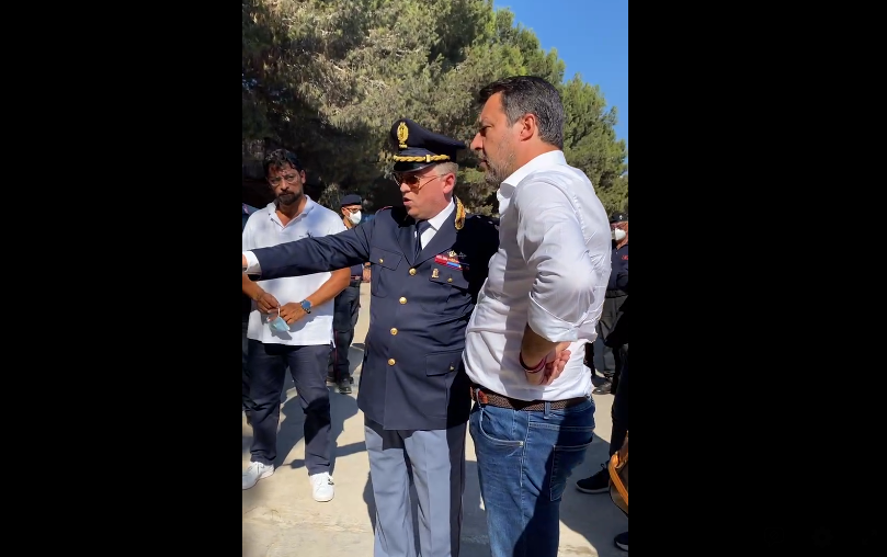 salvini a lampedusa video