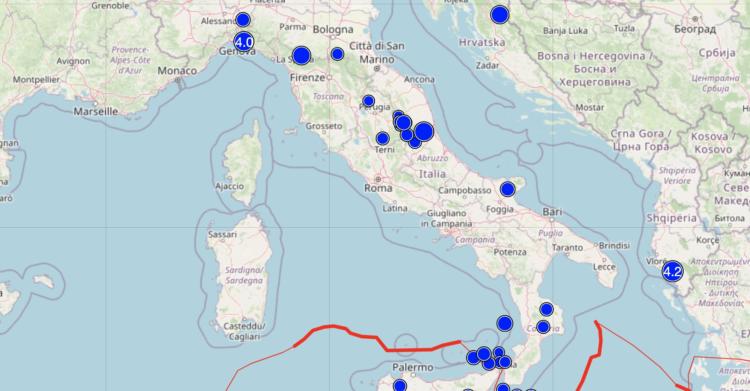 4 terremoti