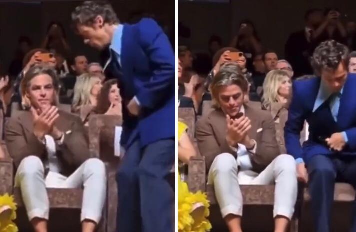 Il giallo del presunto sputo di Harry Styles a Chris Pine a Venezia 79 | VIDEO article-post