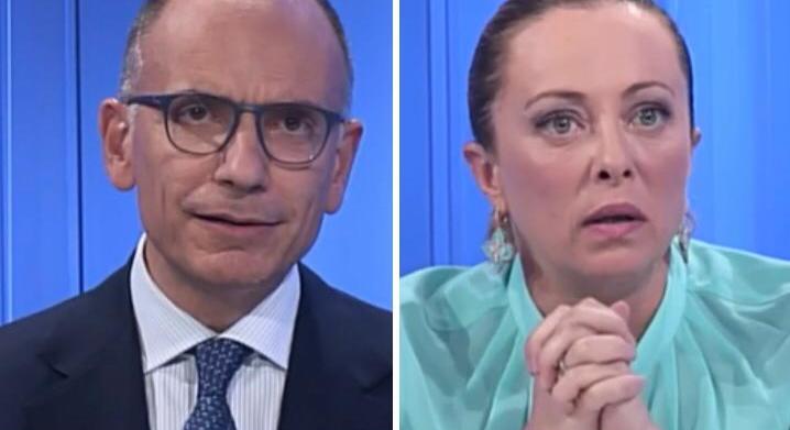 confronto letta-meloni