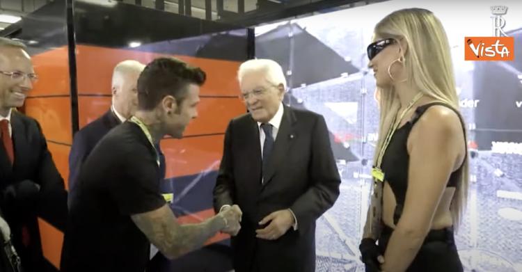 mattarella ferragnez video