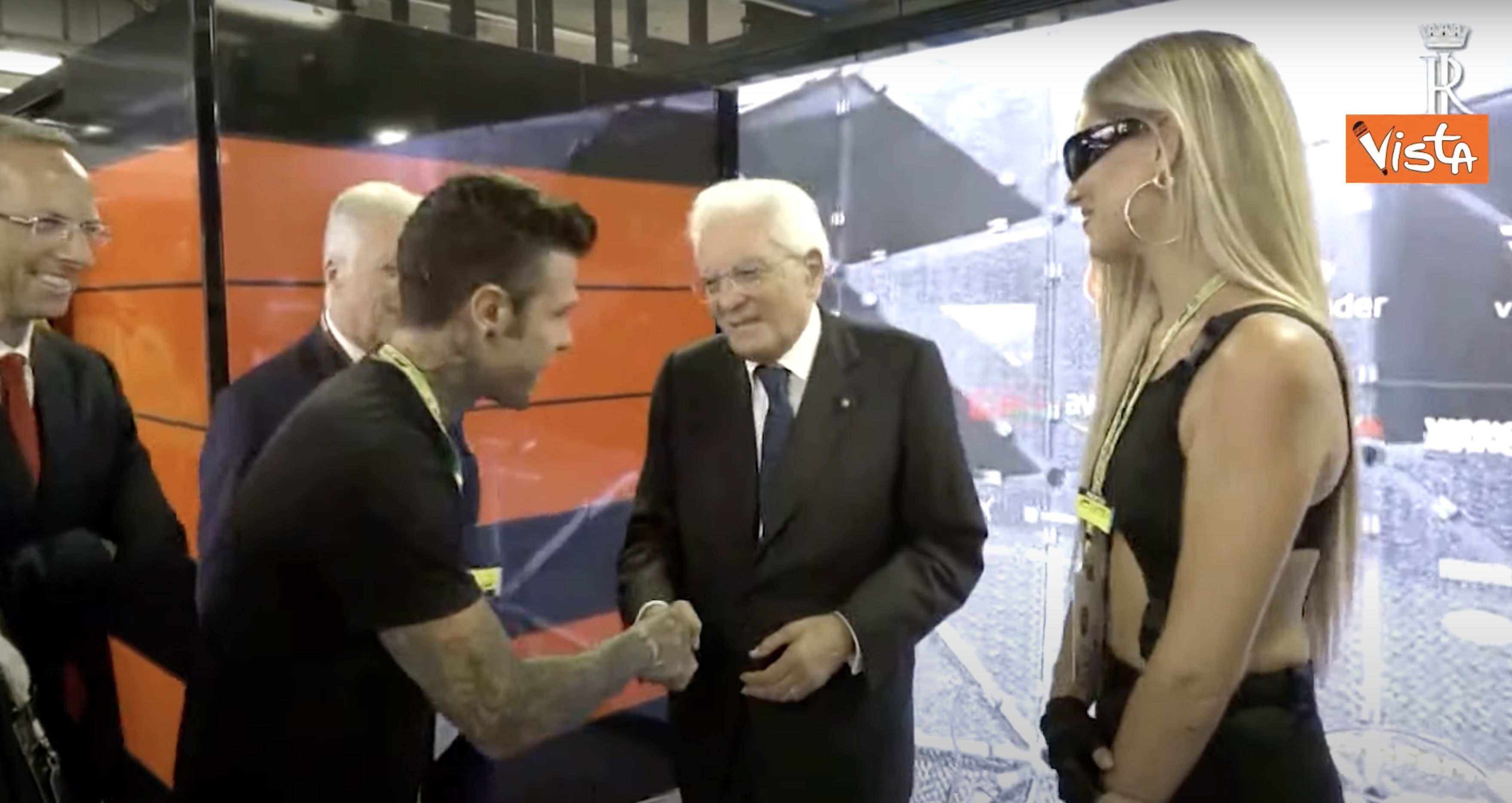 mattarella ferragnez video