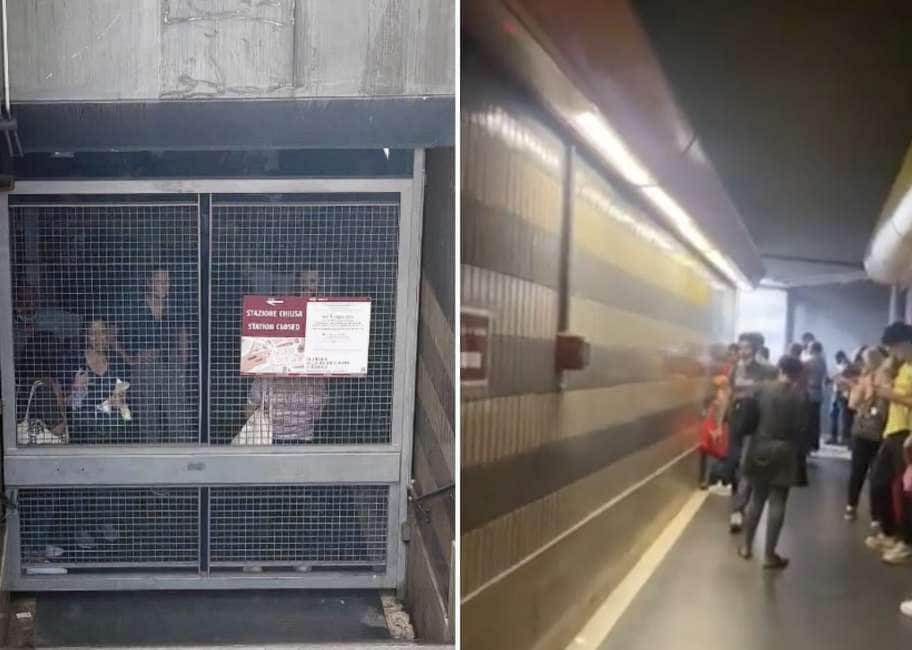 200 passeggeri bloccati nella metro a cornelia
