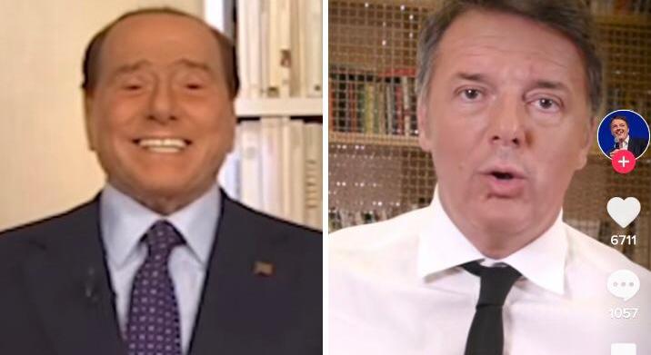 tik tok berlusconi renzi