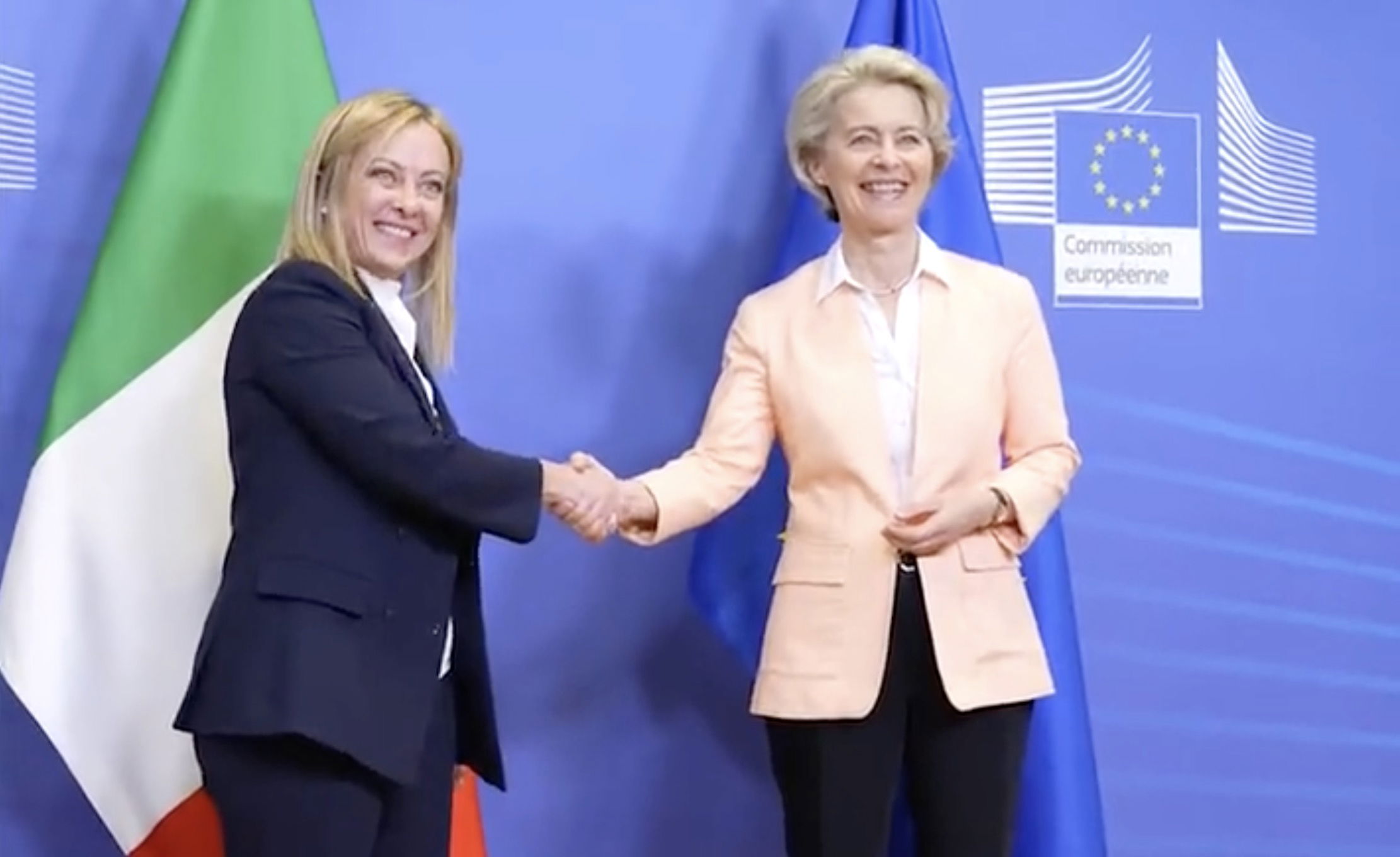 Giorgia Meloni a Bruxelles