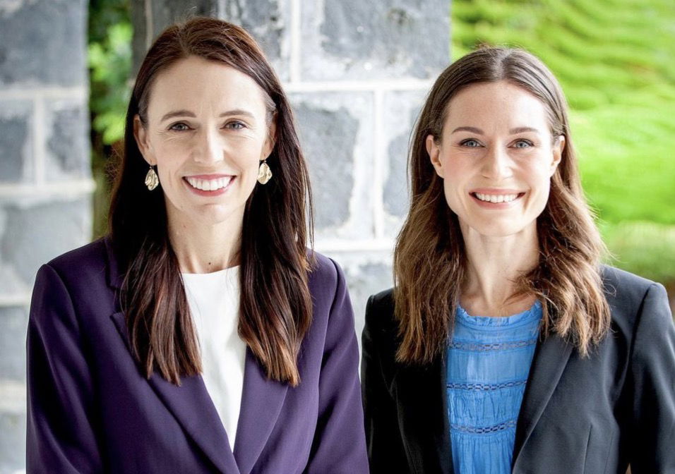Sanna Marin e Jacinda Ardern