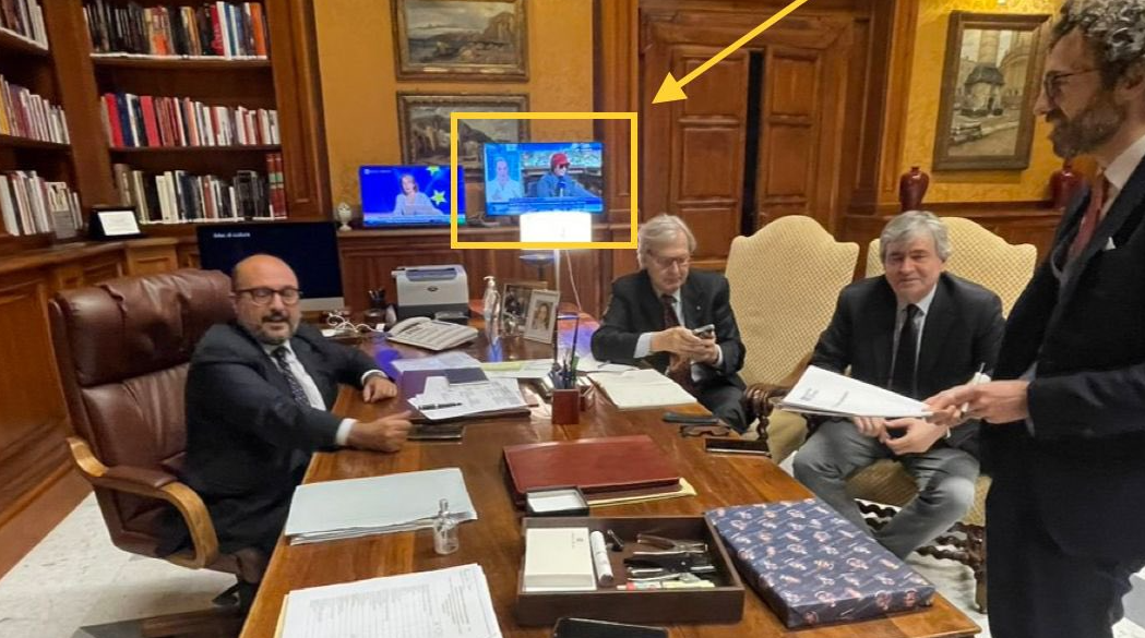 “Al lavoro per la cultura italiana”: e lo staff di Sangiuliano guarda Barbara D’Urso article-post