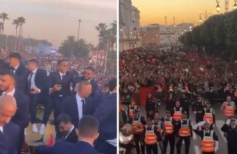 La grande festa a Rabat per il rientro del Marocco dai Mondiali in Qatar | VIDEO preview