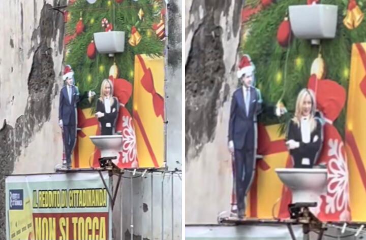 L’albero di Natale contro il Governo a Torre del Greco: “Il Reddito di Cittadinanza non si tocca” | VIDEO article-post
