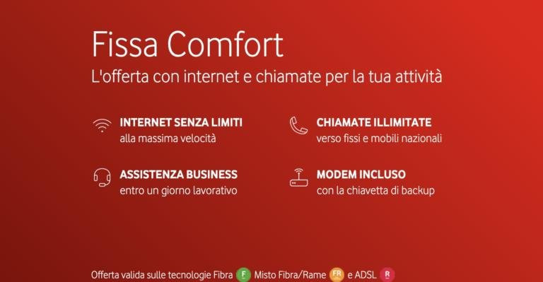Fissa Comfort: la connessione ultraveloce di Vodafone Business per un’azienda produttiva