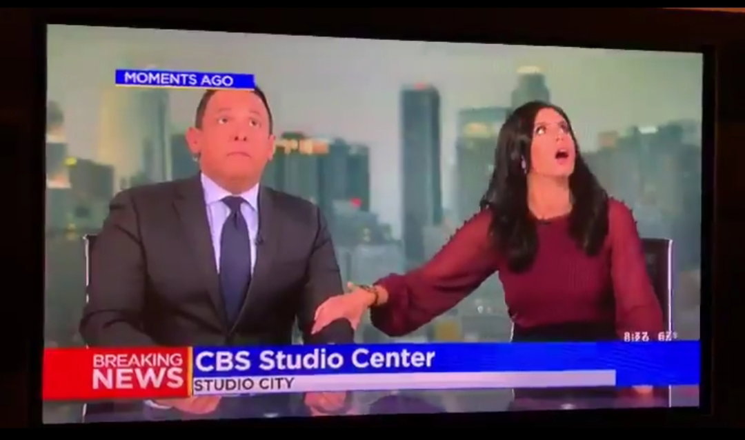 Terremoto in California, la terribile scossa in diretta durante il tg della Cbs article-post