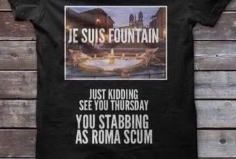 Un ultrà del Feyenood su una T-shirt: “Vi aspettiamo giovedì, accoltellatori romanisti” article-post