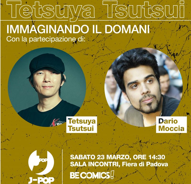 Ritorna in Italia, in occasione del Be Comics, Tetsuya Tsutsui article-post