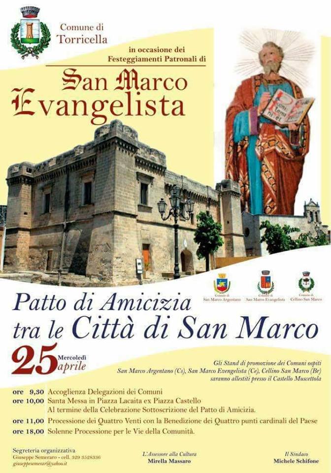 Torricella – Il Patto di Amicizia in onore di San Marco article-post