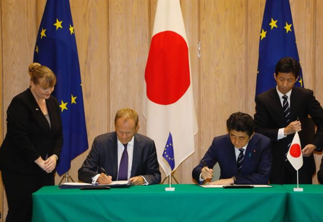 Tokyo: firmato accordo di libero scambio Ue-Giappone article-post