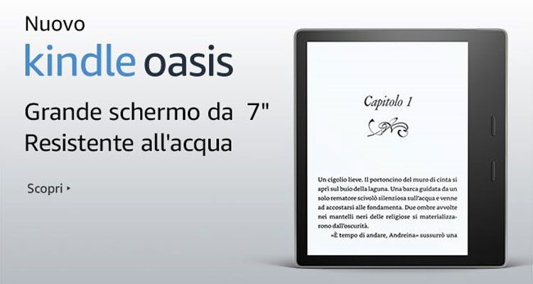 Kindle oasis, il nuovo e-reader di casa amazon article-post