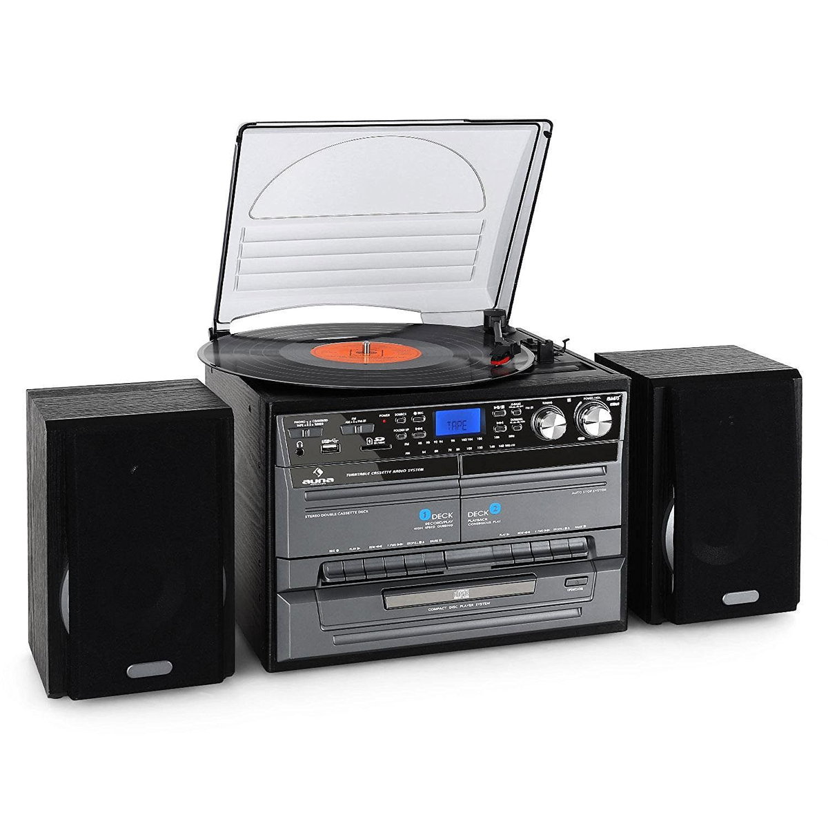 Cerchi uno stereo giradischi multifunzione? Scegli Auna MG-TC-386WE article-post