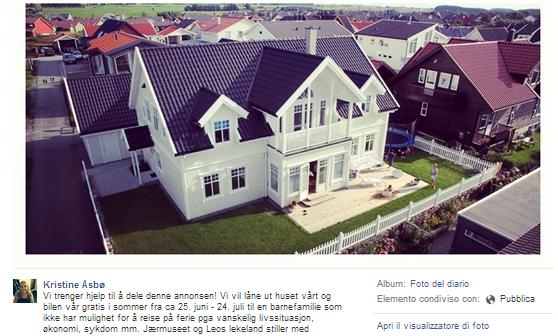 Esempi di bontà’ in Norvegia: alcune famiglie lasciano ai poveri la propria casa per una vacanza article-post