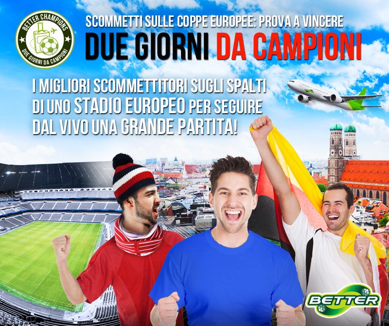 Better Champions entra nel vivo: al via la seconda fase del concorso, scommetti e vinci article-post